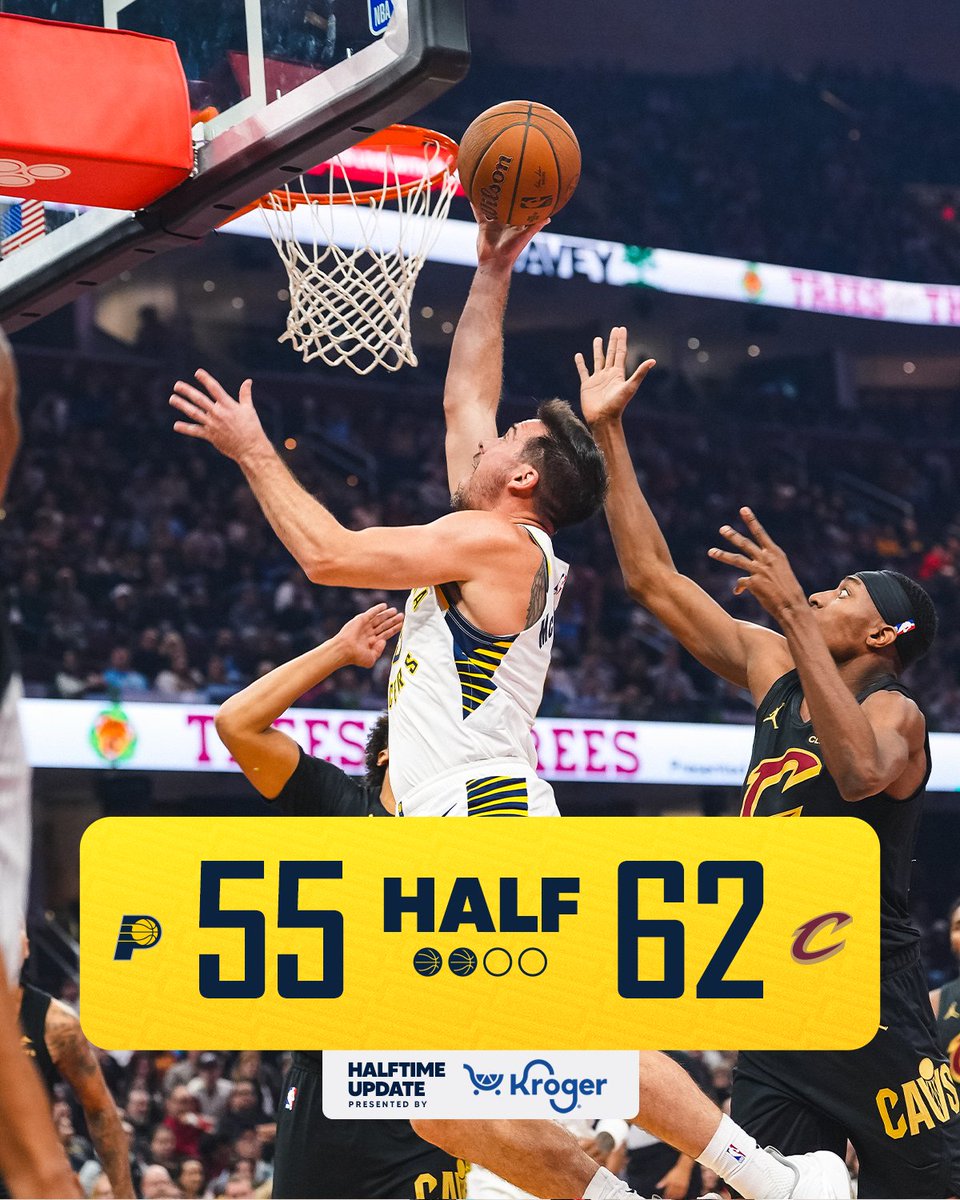 at the half. 