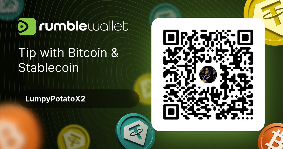 We now have a <a href="/rumblevideo/">Rumble 🏴‍☠️</a> Wallet ! 🥹

wallet.rumble.com/tip/u/LumpyPot…