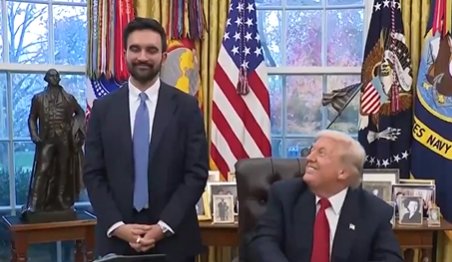 <a href="/AOC/">Alexandria Ocasio-Cortez</a> I don't know Rick Scott.

Seems like Mamdani got the better of Trump.

And Trump seemed to have loved every second of it!