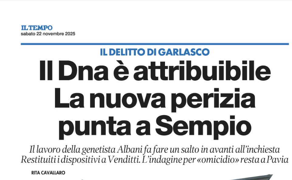 Toh…

#Garlasco 
<a href="/tempoweb/">IL TEMPO</a> 
<a href="/Rita_Cavallaro/">Rita Cavallaro</a>