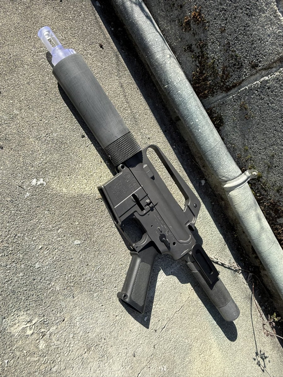 仮組。
内部ユニットの関係で少し長め。