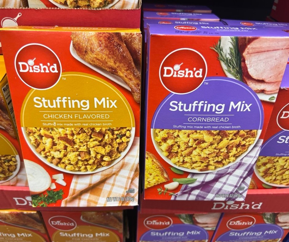 SaveALot's tweet photo. Thanksgiving is almost here—make it easier (and tastier) with our NEW stuffing mixes. Perfect flavor, perfect price. #StuffingDay #ThanksgivingMadeEasy https://t.co/8xAmX7D4cI