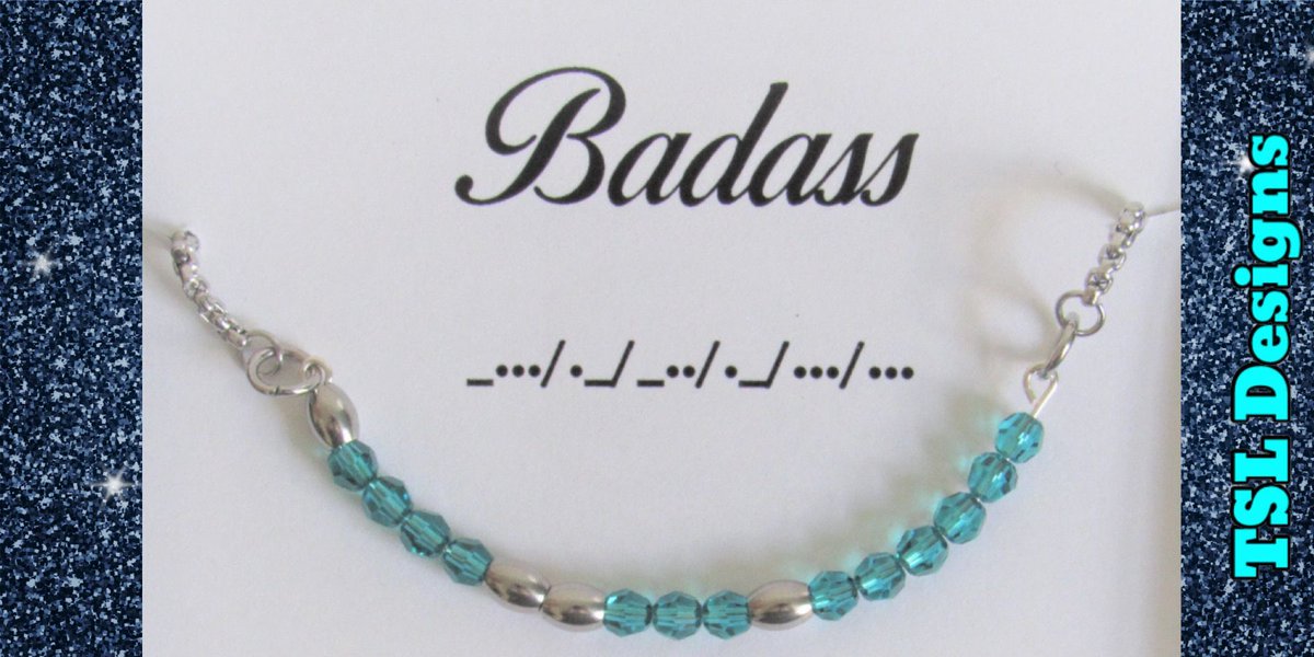 bythebeach1214's tweet image. Badass Bracelet Morse Code Stainless Steel and Crystal Birthstone Adjustable Bracelet⠀⠀
buff.ly/3k6d9I3⠀⠀
#bracelet #bolobracelet #morsecode #morsecodejewelry #morsecodebracelet #handmade #jewelry #handcrafted #shopsmall #etsy #badass