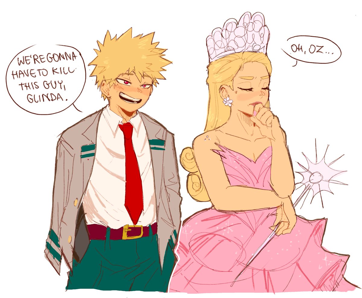 miauiz's tweet image. two gay blonds who can bond over their yearning for a green freckled nerd they used to loathe