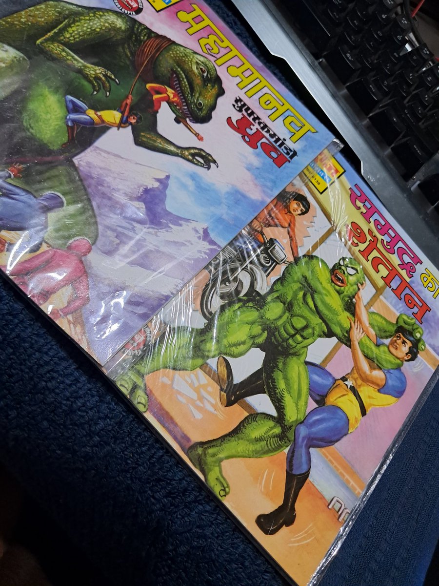 LekhakAnurag's tweet image. Nostalgia pro Max. Thank you @letsblinkit 🫶

#supercommandodhruv #rajcomics