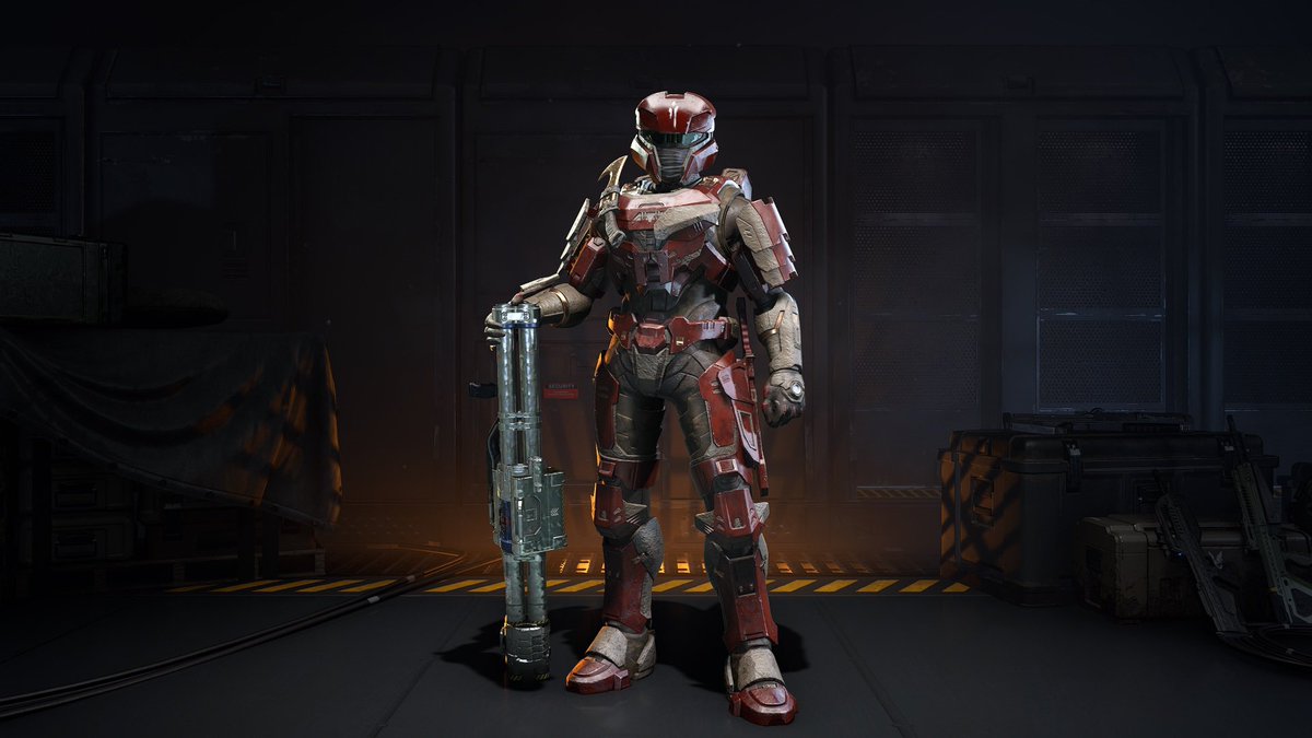 This is the coolest my Halo Infinite Spartan has ever looked, holy shit the Agitator helmet goes so hard