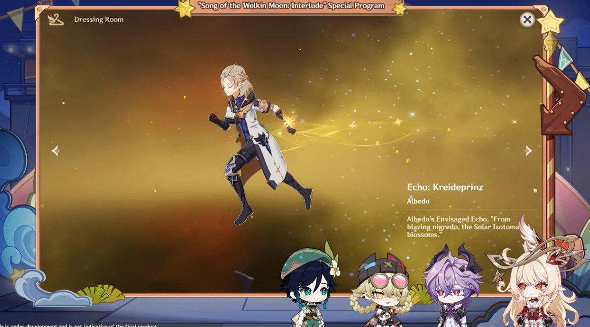 Cmde2014's tweet image. Mondstat characters getting buffed in 6.2 with hex buff, Venti getting ANOTHER signature, Klee and Albedo getting trails, Mondstat characters eating good in 6.2! #GenshinImpact #NodKrai