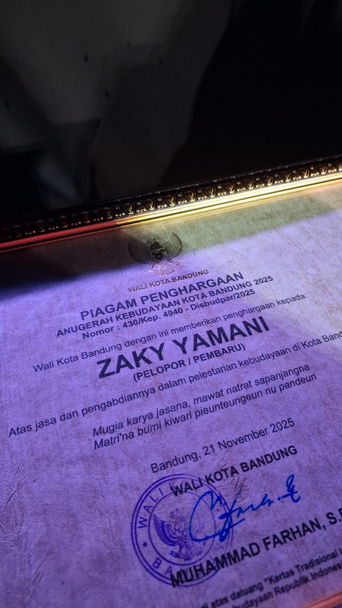 Diterima di kampung halaman 😊