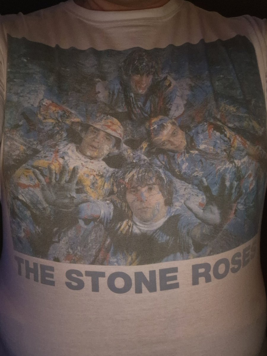 Dj <a href="/maadraassoo/">Maadraassoo</a> 's T-shirt For Tonight at @elfoment_org @temporada_alta <a href="/salalamirona/">LA MIRONA</a> @mironaclubs : @thestonerosesofficial ! #TheStoneRoses #MusicObsessions