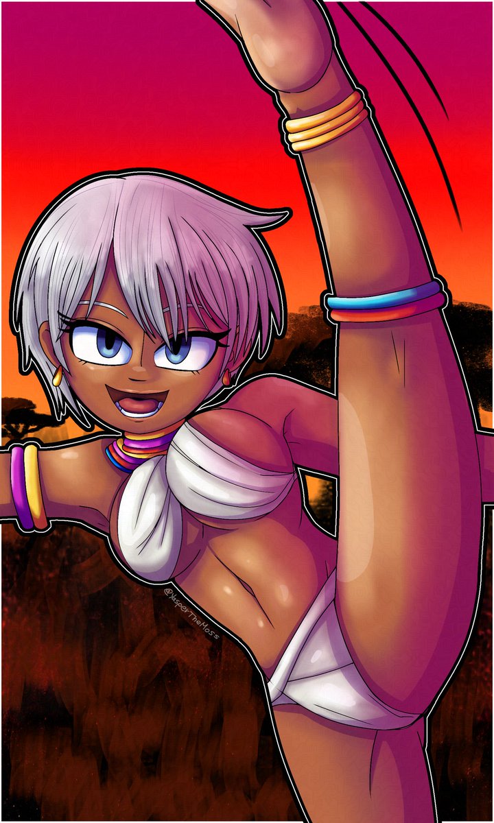 Beats in my head 🔥🔥🔥

Elena from Street Fighter 3 🇰🇪

I tried experimenting with more dynamic poses 

#StreetFighter #elenastreetfighter