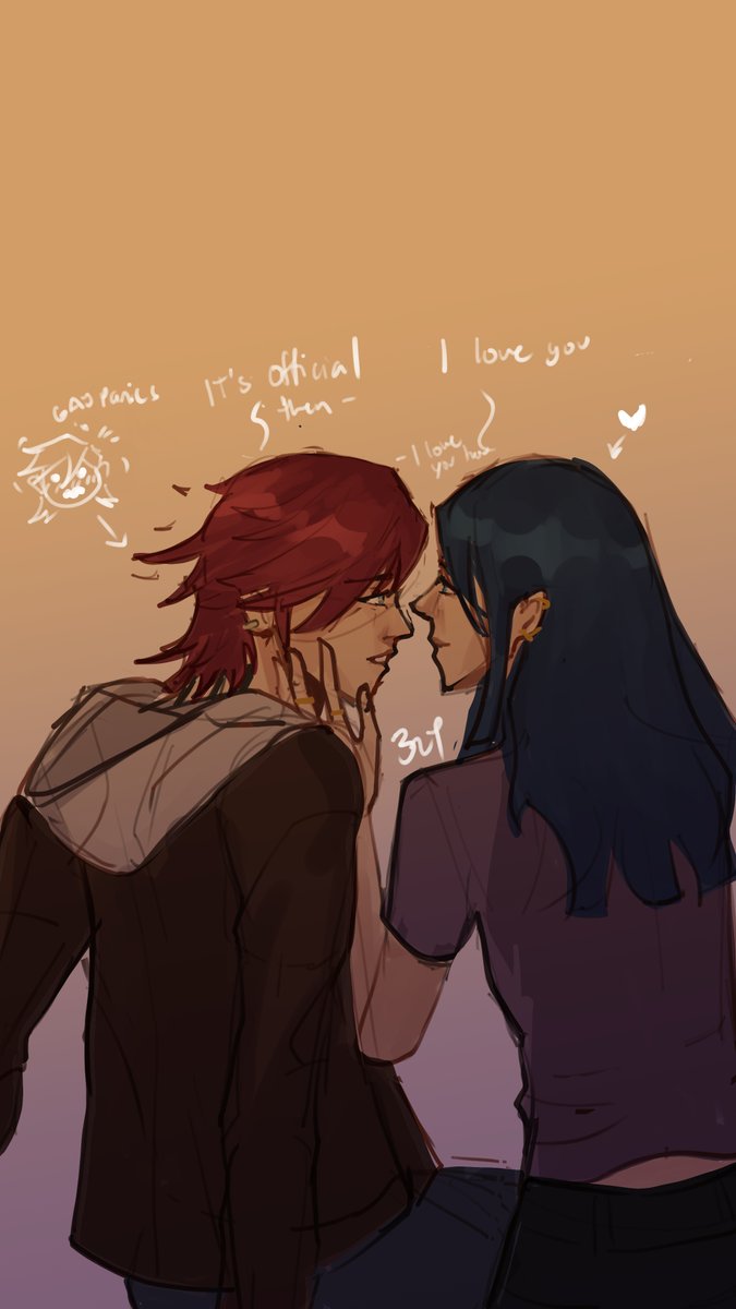 solwannie's tweet image. I&apos;m back--

Artist Cait! x Mech eng Vi!
They&apos;re officially dating- My headcanon is Caitlyn is the more forward one than Vi, and Vi gay panics most of the time. 

#Caitvi  #Caitlyn  #caitlynkiramman  #Vi #viarcane  #arcanefanart  #piltoversfinest  #arcane