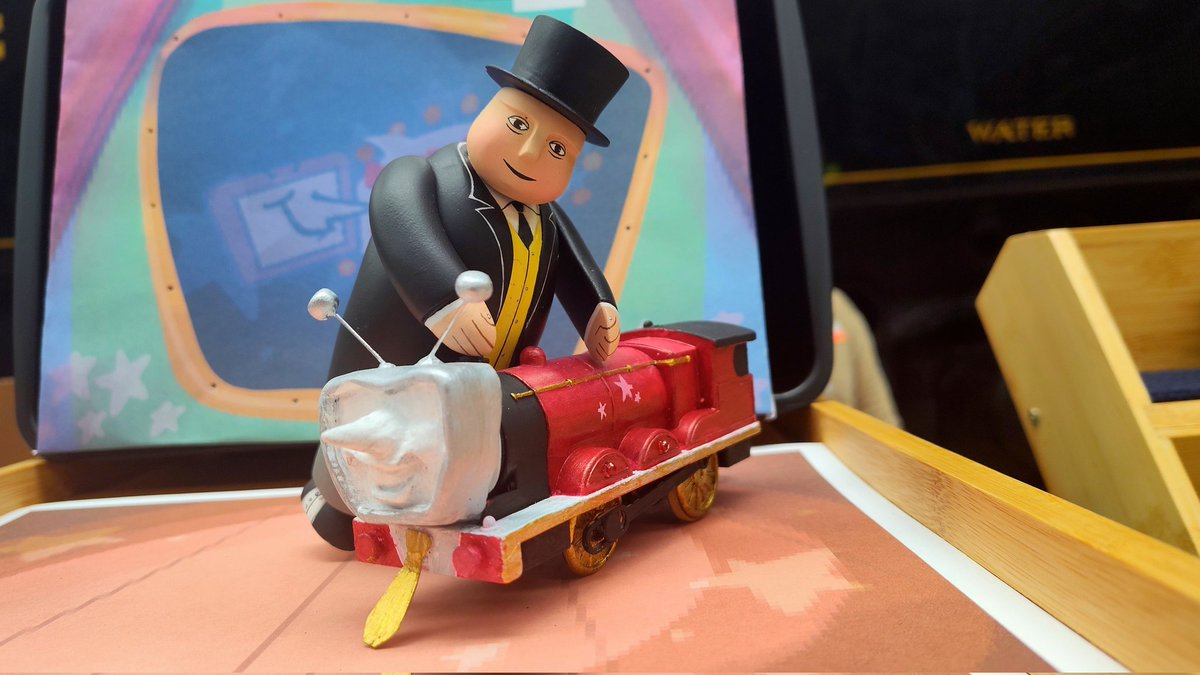 I can't believe I never posted him??

♥️✨Tenna the Tenderless TV Engine, my beloved 😩✨♥️

"You're a really useful television after all..."
#deltarune #tenna #mranttenna #anttenna #itstvtime #tvtime #ttte #thomasthetankengine #ThomasandFriends