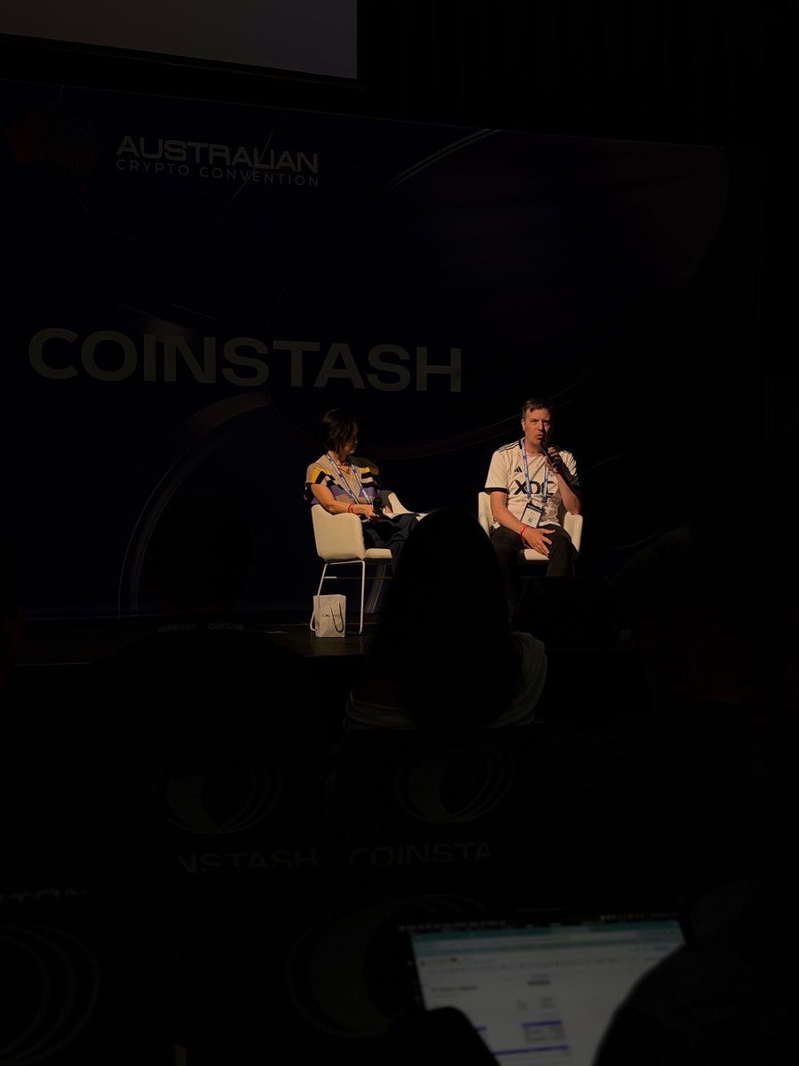 CloudTechGrp's tweet image. Our General Manager, Lucia Uen is joined by Sean White of XDC Network as they cover #blockchains complicated coming of age at the Australian Crypto Convention 💪📸

Come say hi to Lucia or Sean at our CobWeb Pay Booth #5 🕸️