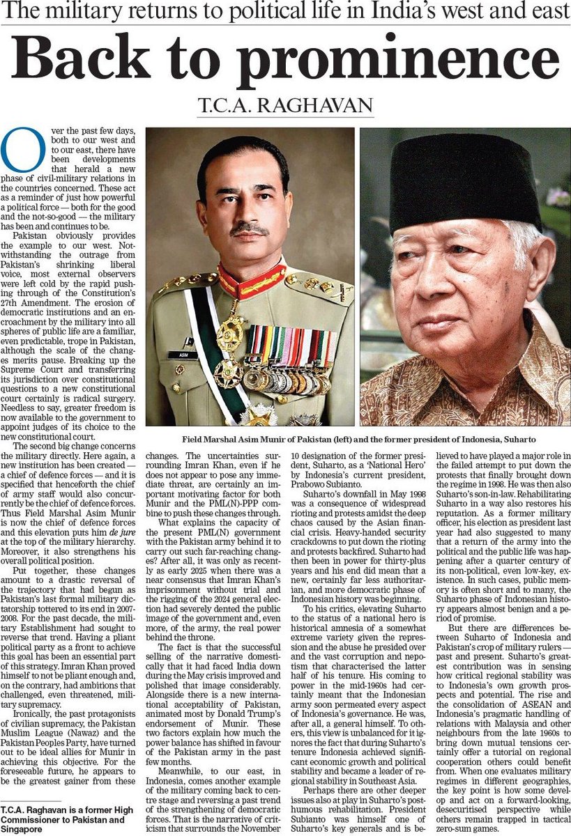 tca_raghavan's tweet image. My article in the Telegraph