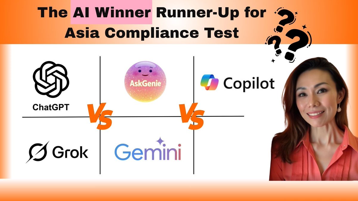 BettyGHRForte's tweet image. Tested Grok, ChatGPT, Copilot, Gemini &amp;amp; AskGenie
with one simple Vietnam payroll question.
Let’s just say… results were not what I expected 😅
Want to see the results of the experiment? Tell me your thoughts!
👉 eu1.hubs.ly/H0pLmJy0

#AskGenie
#HRTechnology #AIFacts