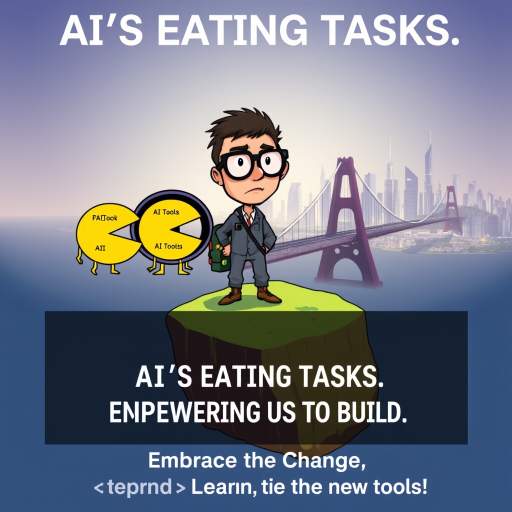 itz_sayan_03's tweet image. AI&apos;s eating software engineering tasks, but empowering us to build bigger, better things faster. Embrace the change, learn the new tools! #AI #SoftwareEngineering #FutureOfWork