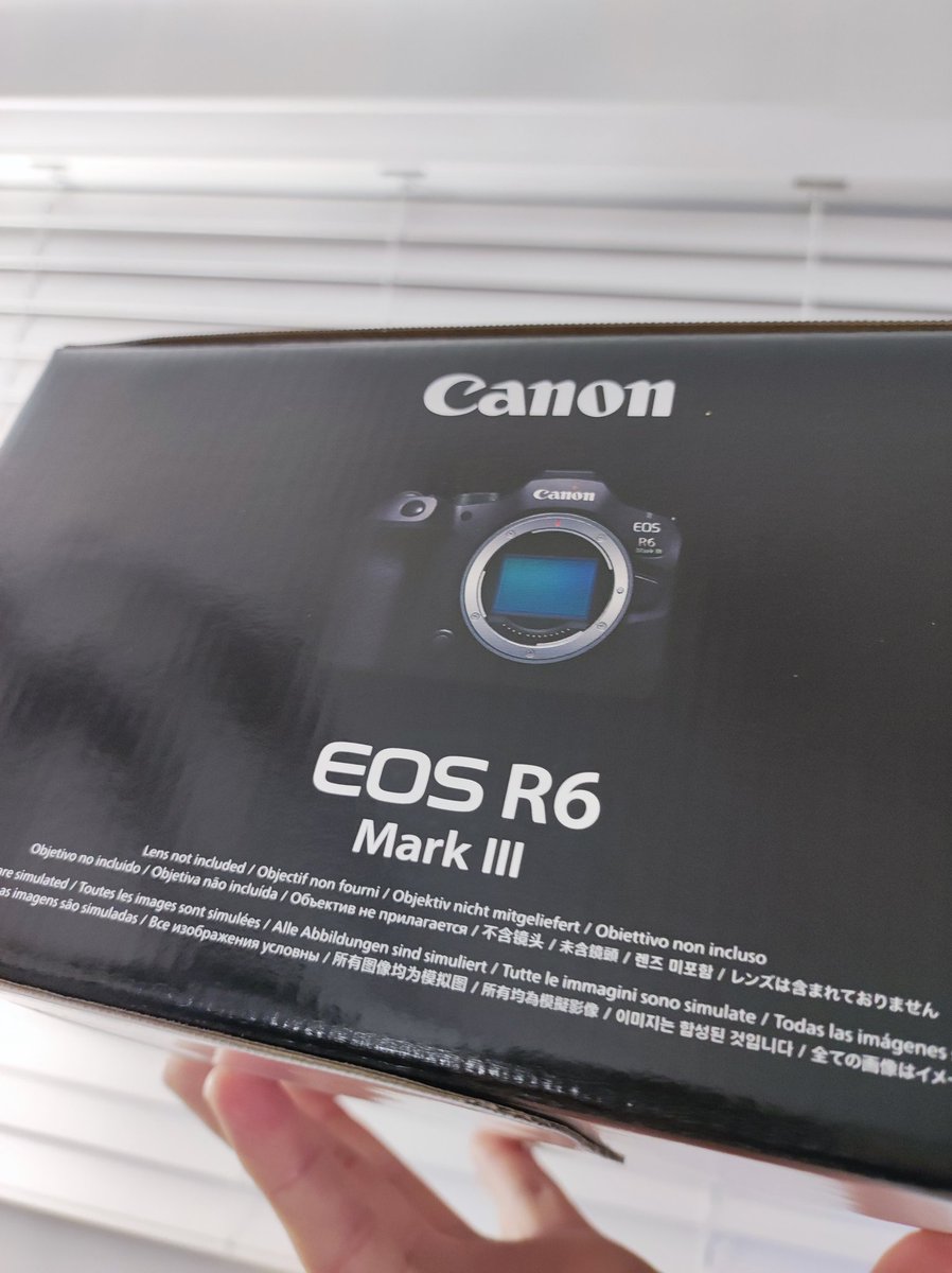 tsuttonton's tweet image. いらっしゃい🤗
これから長い間宜しくね♪
さっそく明日は馴染みの舞台撮影なのでこれまでとの変化がバッチリ感じられそうで楽しみです。
#eosr6mark3