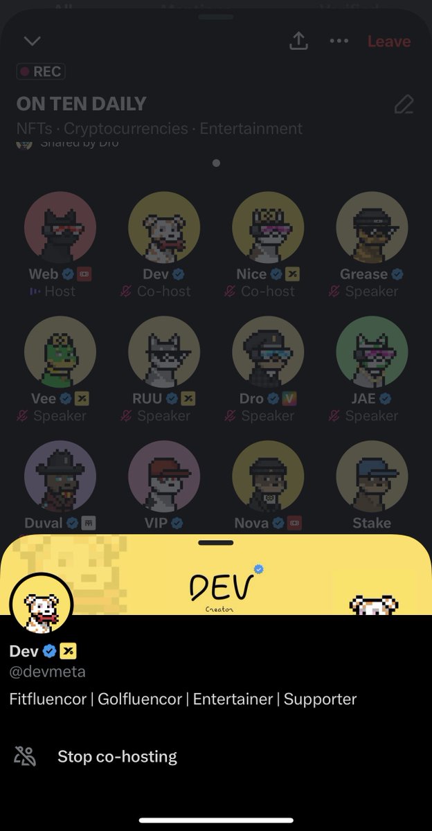 devmeta's tweet image. Dev is dev

Fitfluencor
Golfuencor 
Entertainer
Supporter