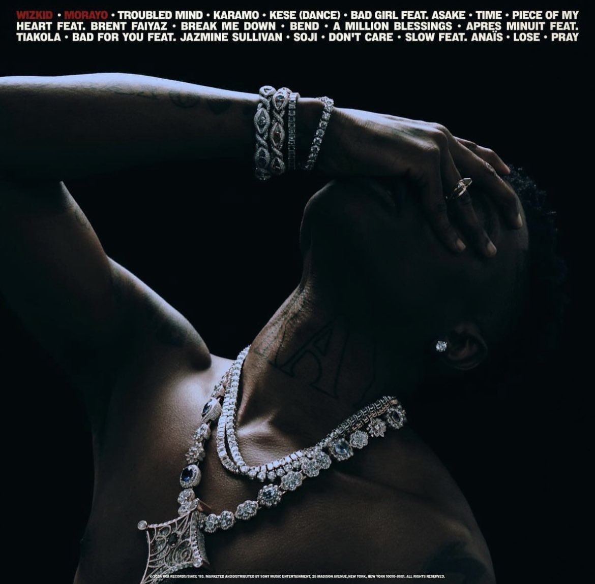 afrocultur's tweet image. 🚨Exactly 1 year ago today, Wizkid dropped his 6th studio album “MORAYO” 💛🦅

Which track is your favorite from this masterpiece??