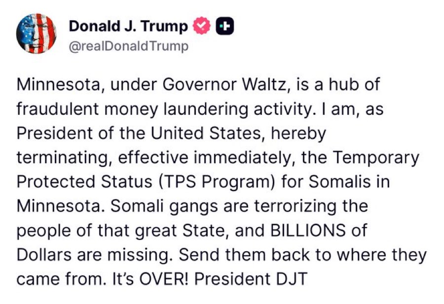 SaltyGoat17's tweet image. Somalis are OUT in Minnesota!!

Illan “I screwed my brother” Omar is gonna be PISSED!!😂🤣