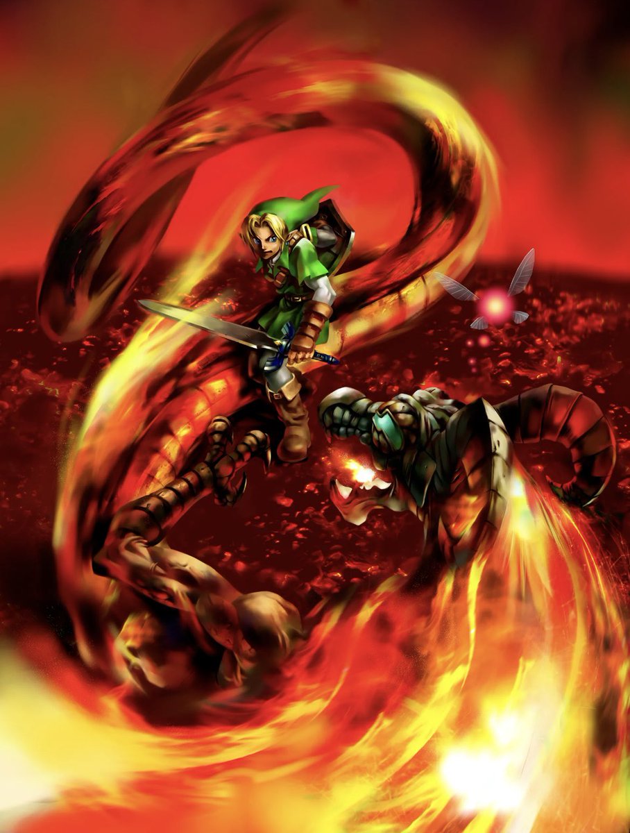 Genki_JPN's tweet image. Nintendo Today posted artwork from The Legend of Zelda Ocarina of Time! 🔥