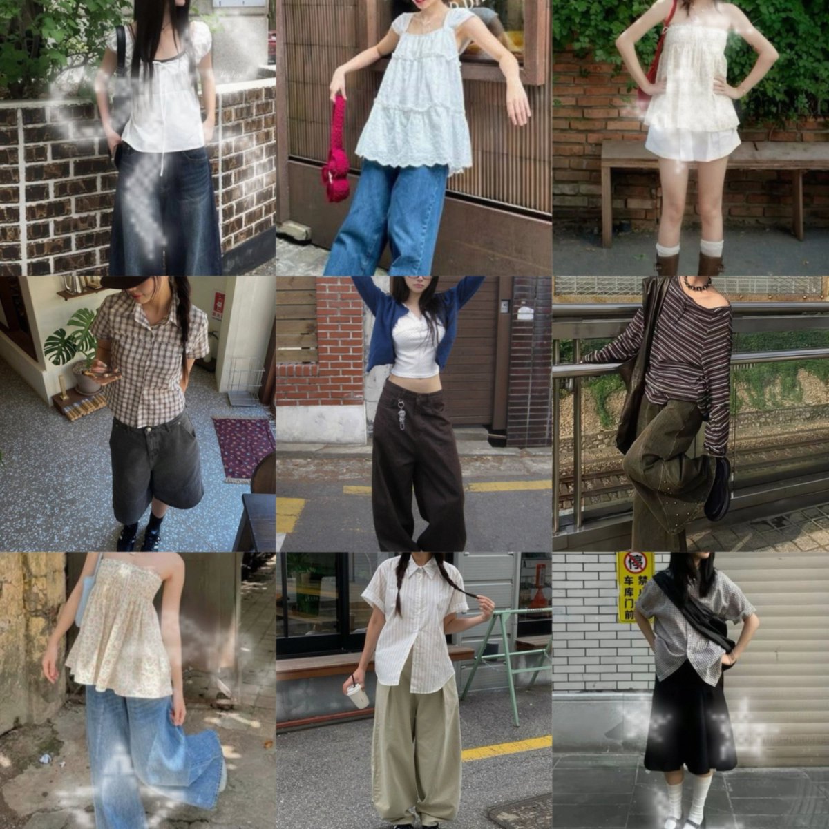 ˚｡ ⋆ ｡° ✩ my mc and the outfits she would wear ! !