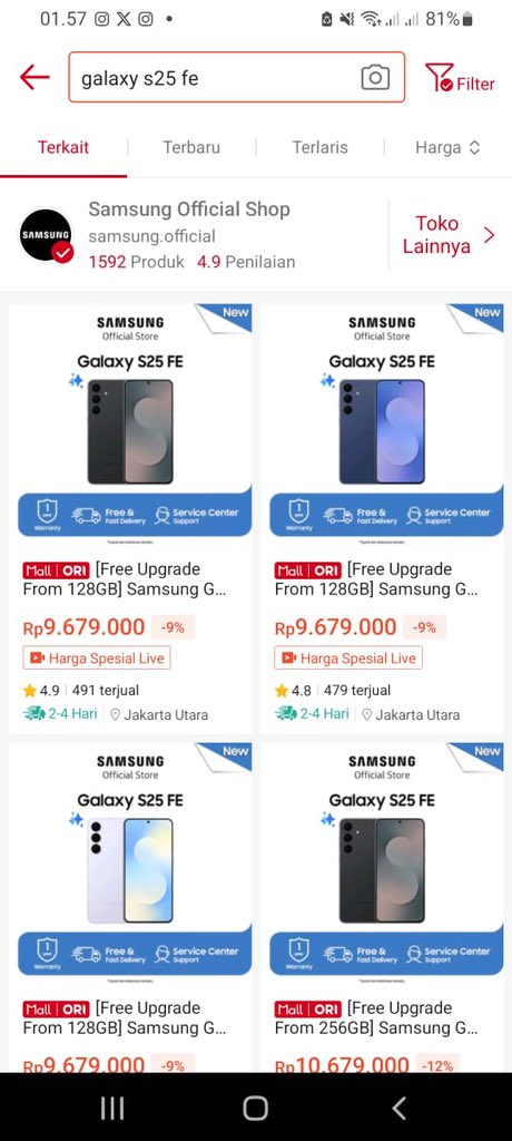 iam_ninish's tweet photo. @ShopeeID Aku mau banget experience fitur Generative Edit #GalaxyS25 FE di Galaxy Creator Land Surabaya #GalaxyCreatorLandxShopee

Tau gak beda nya unta, kangkung sama GA Shopee ?? Kalo unta diarab, kangkung diurap, nah GA Shopee ku berharap😍🤣
berharap menang dong pastinya
★ ★ ★ ★ ★ https://t.co/QxSXEHq86y