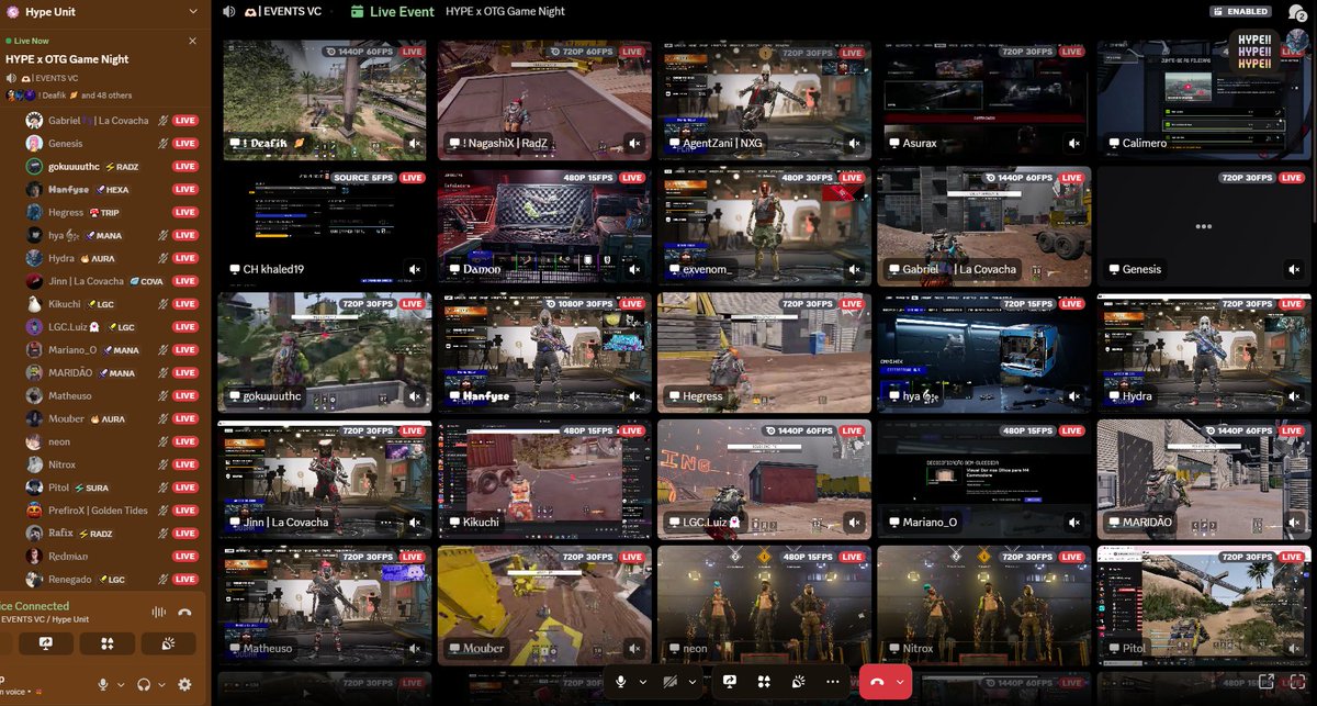 Another banger Hype OTG Game Night! 🎮⚡️
The Hype Discord full of Degens, Creators &amp; Gamers

Game Night winners, enjoy your AVAX prizes 🔺
Congrats to @PlayOffTheGrid winning Web3 Game of the Year! 🏆