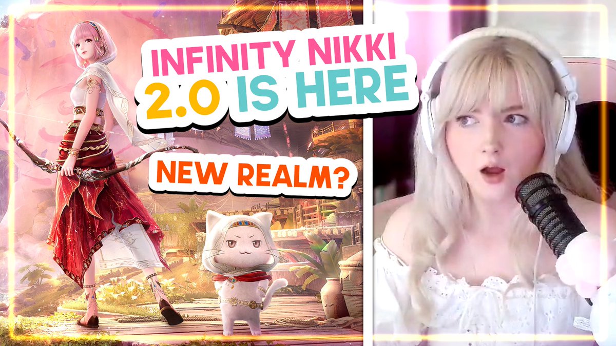 Vampiiaa's tweet image. We will be reacting to the Infinity Nikki 2.0 livestream later today! ✨

Since it comes out at 3am my time I’ll be avoiding spoilers until I go live. I can’t wait to watch it with you all soon 💫

See you at around 2pm GMT on Twitch! 💞
#infinitynikki