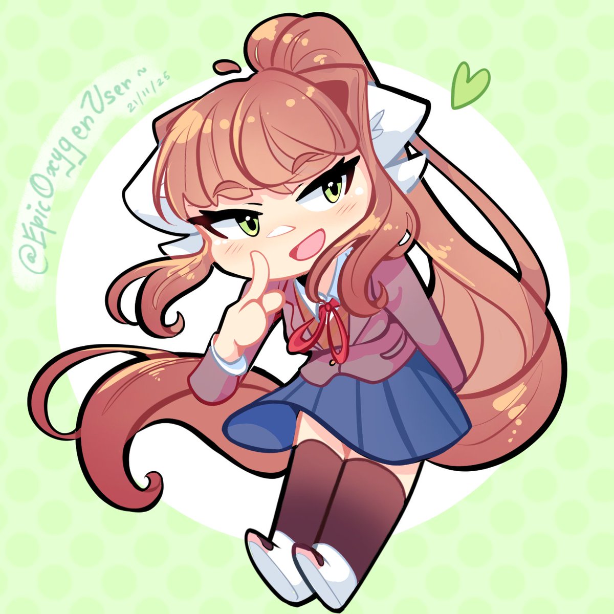 EpicOxygenUser's tweet image. Chibi lil' Moni :)

Monika Friday 115
#DokiDokiLiteratureClub #ddlcmonika