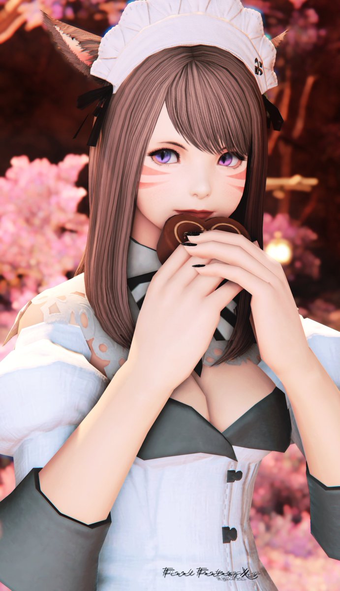 Ri_ri_FFxiv's tweet image. おはよ🥱🍫
#FF14 #おはミコ #ミコッテ