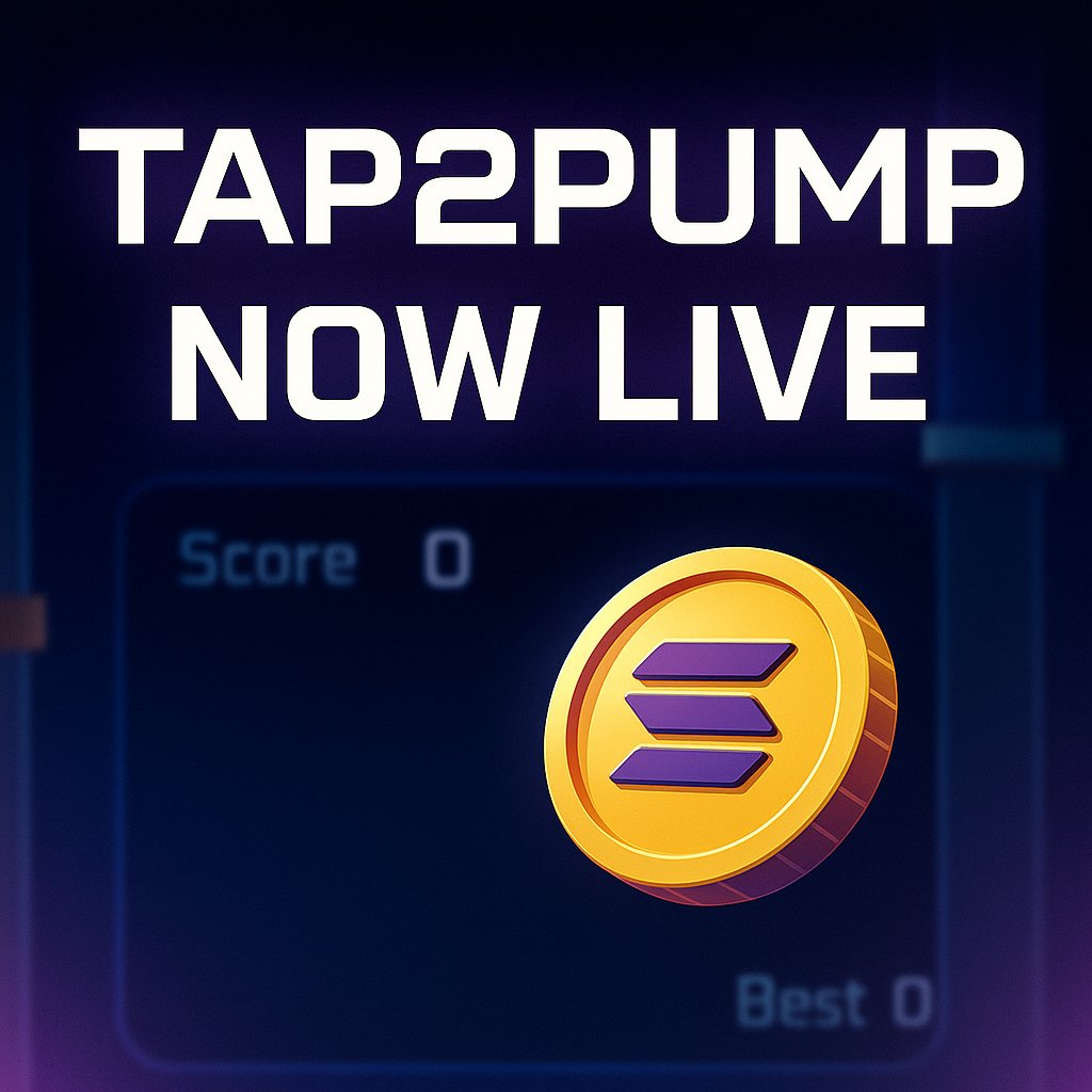TAP2PUMP's tweet image. ⚡ Tap2Pump
The tap-to-earn arena is live.
Hit the link. Tap. Climb. Win.
🔗 tap2pump.com

#PumpFunLaunch #moonit #solana