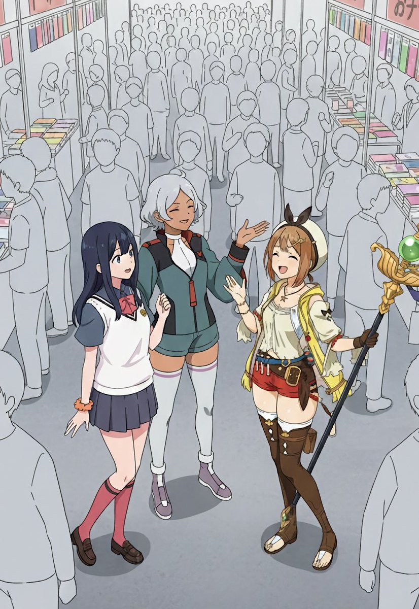 YueKuratsu's tweet image. 黒い三連星とか失礼しちゃうよね〜
#SSSS_GRIDMAN #G_Witch #ライザのアトリエ