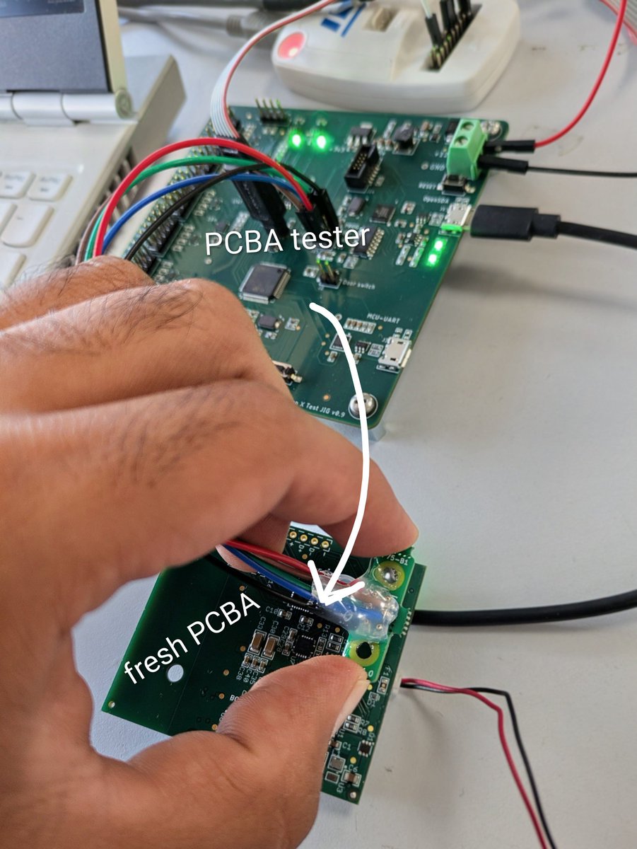 IObrizio's tweet image. PCBA tester is programmed and tested.

Now it can program and test the fresh PCBAs.

Waiting to assemble the JIG and connect all the test points.

#stm32 #NXP