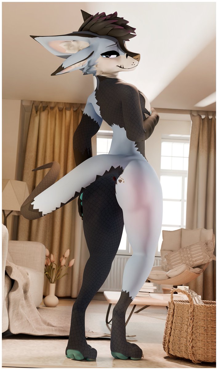 French Touch~

#Deuzear #Vrchat #Blender #Nsfw  
[ Support me on Patr3*n !~ ]