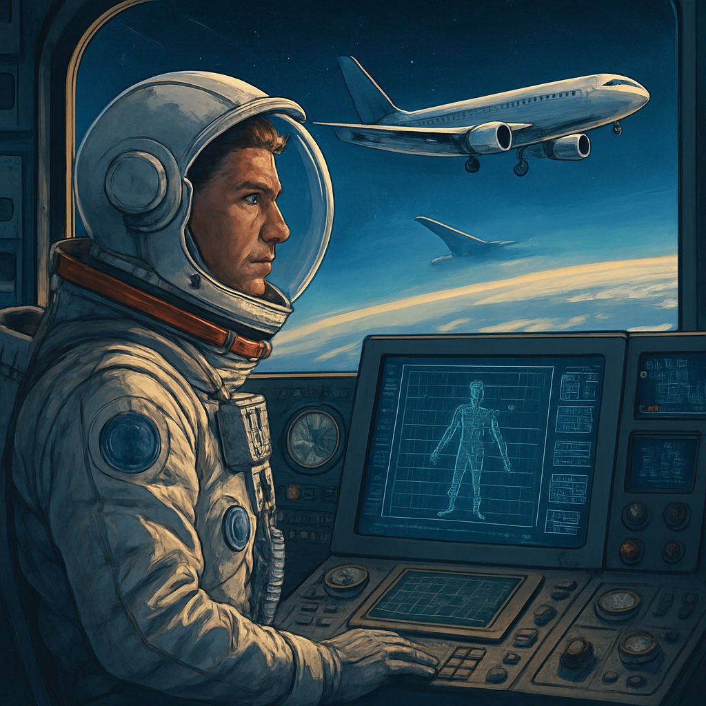 AiNarrator79's tweet image. Aerospace medicine studies health for astronauts and pilots, enhancing performance under extreme conditions.
👇
📖 t.me/ai_narrotor/26…
🎧 t.me/ai_narrotor/26…
#AerospaceMedicine, #HumanPerformance, #SpaceHealth