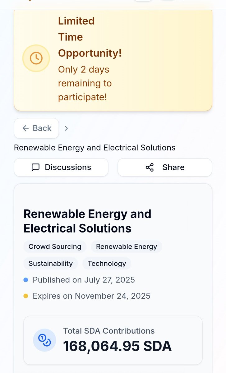 💡 Invest in a Sustainable Future!
Renewable Energy &amp; Electrical Solutions are transforming communities and empowering growth. 🌱⚡

✅ Halal Investment
🚀 High Potential, Ethical Returns
sidrastart.com/project/2bad40…