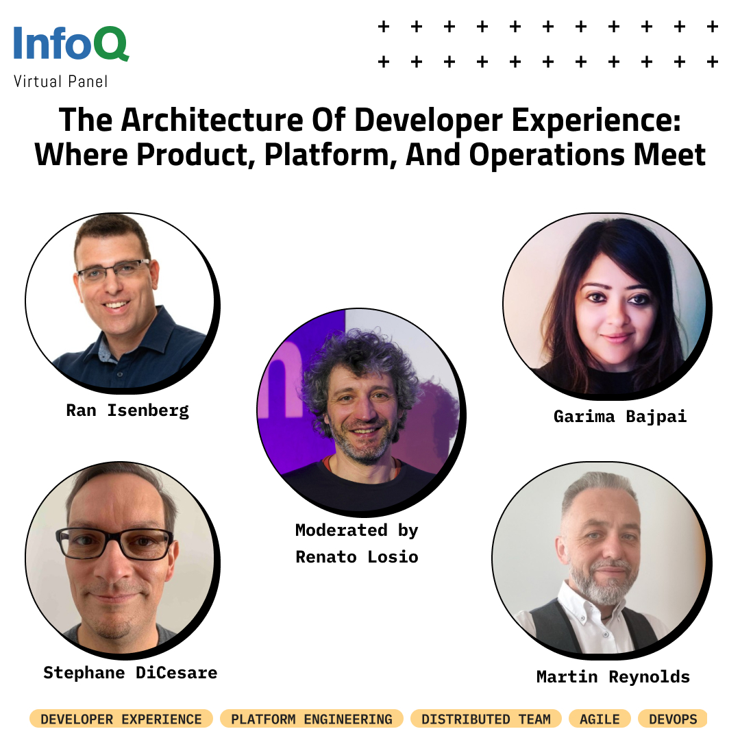 InfoQ's tweet image. Unlock #DeveloperExperience: bit.ly/3M0NXDf

Systems • Platforms • Processes: reduce cognitive load, empower autonomy &amp;amp; speed up delivery for distributed teams. Learn strategies for APIs, internal platforms &amp;amp; feedback loops that boost productivity &amp;amp; maintain governance