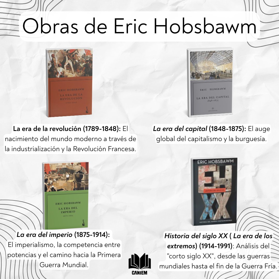 CANIEMoficial's tweet image. ¿Alguna vez te has preguntado de dónde surgen las tradiciones? La mayoría son más nuevas de lo que te imaginabas. Descubre este proceso, y embárcate en un análisis crítico de nuestra sociedad con Hobsbawm. 🧠🎈
#recomendacionCANIEM #EricHobsbawm #literatura #sociología