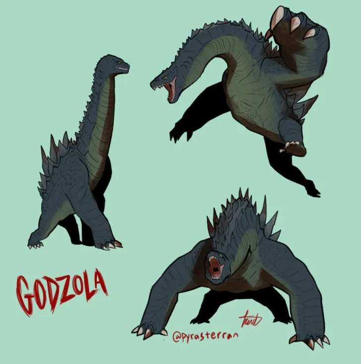 PyrasTerran's tweet photo. I like to draw monsters (especially kaiju), superheroes and OC's https://t.co/wx6y8Pklgy