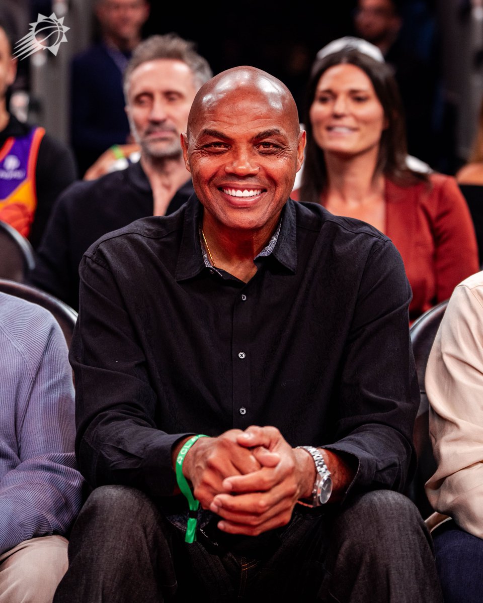 Sir Charles back in the Valley for tonight's game 🌵 