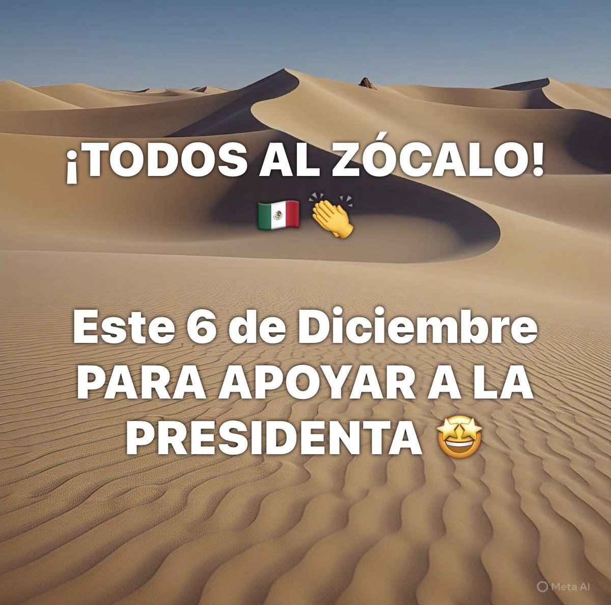 Apoyo incondicional para la presidenta <a href="/Claudiashein/">Claudia Sheinbaum Pardo</a> ❤️🥰🇲🇽
#TodosAlZocaloConClaudia