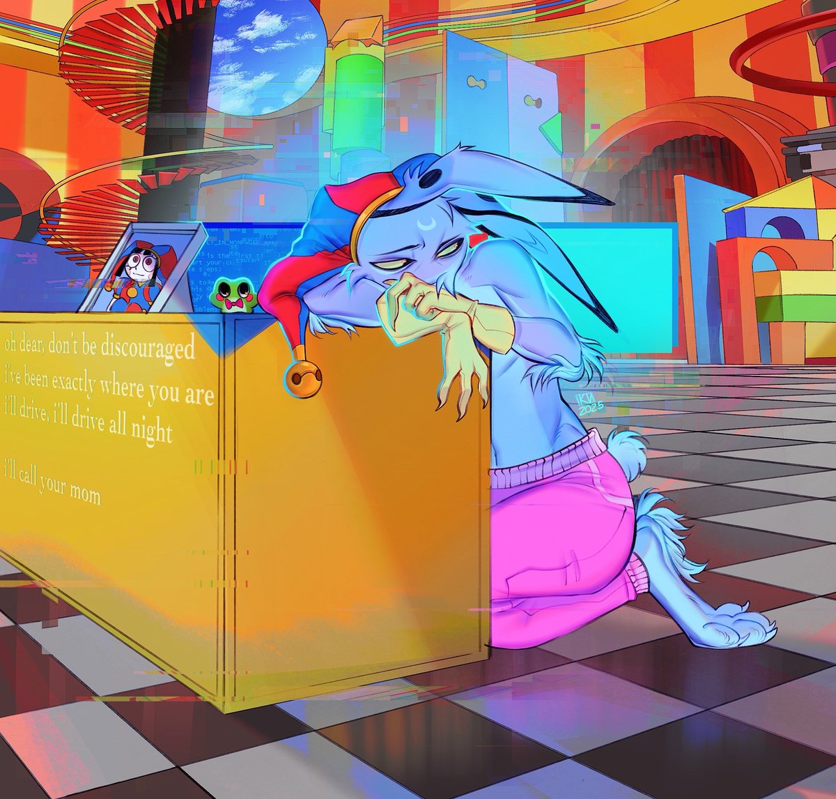 kalpea_varis's tweet image. fakest idgaf&apos;er on this planet
#tadc #theamazingdigitalcircus #funnybunny