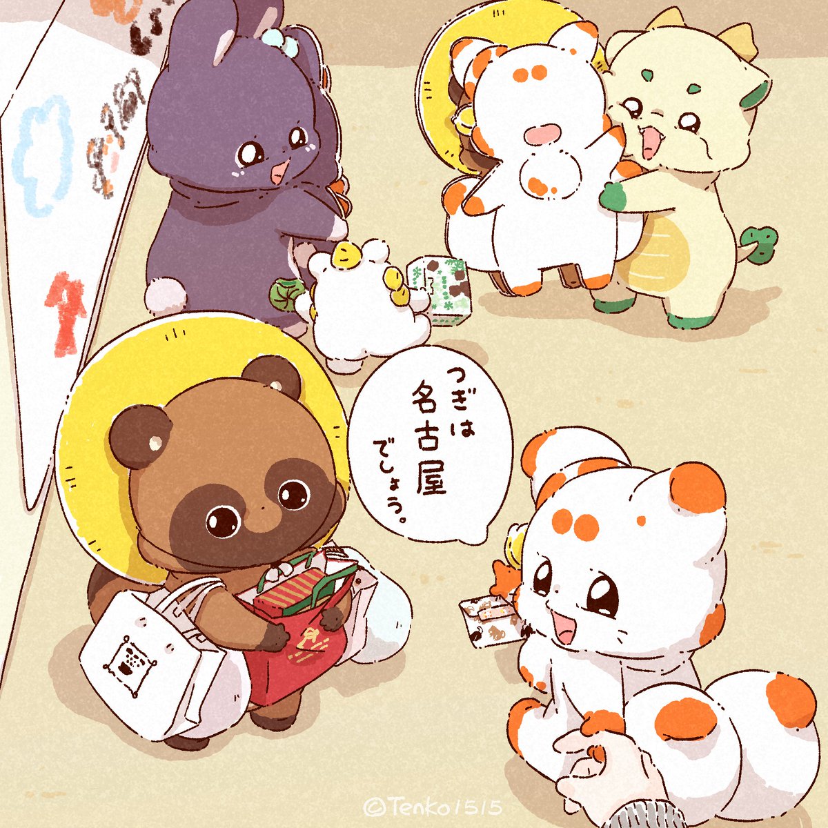 二尾の小狐 てんこ 2個セット 鈴なしエラー品 タイクレ、SNSで人気の「二尾の小狐 てnこ（てんこ）」とコラボ