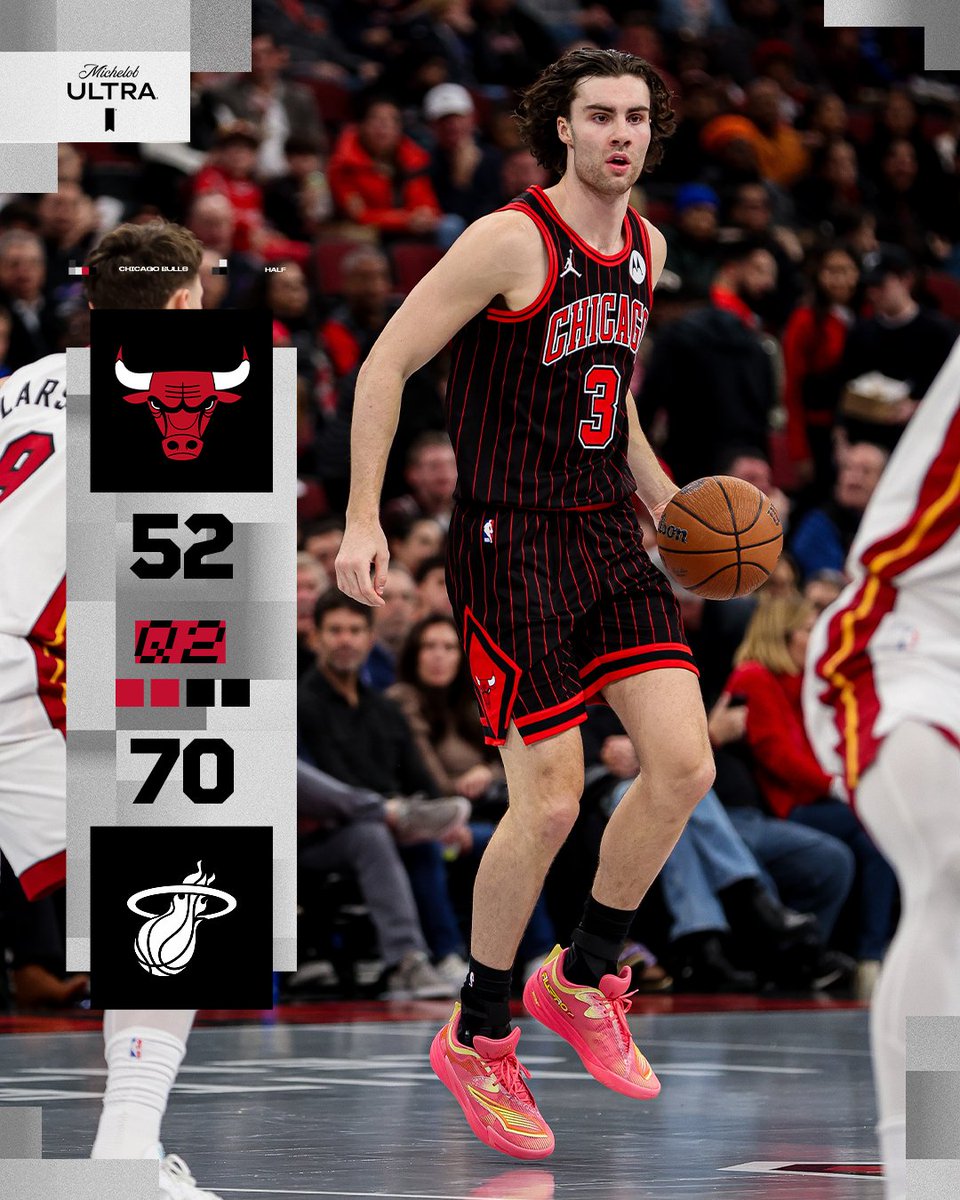 Got work to do at halftime.

Giddey: 10 points & 4 assists 