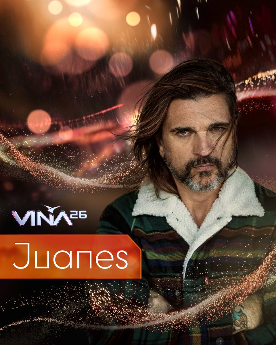 ¡Y es por ti, que late nuestro corazón! 😍

¡Juanes regresa a la Quinta Vergara en #Viña2026!

El ícono del rock latino, con 29 Grammys y Latin Grammys y considerado uno de los artistas más influyentes del siglo XXI, vuelve a este emblemático escenario para enamorarnos con su