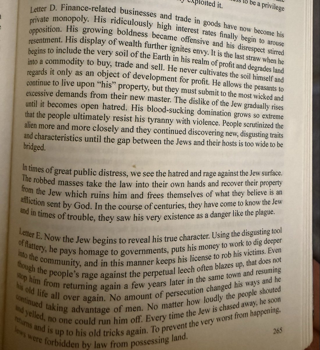 Uncommonsince76's tweet image. Here is Hitler describing how Jews begin to dominate your industry via Stock exchange…

Just like the Jews at Blackrock do today!