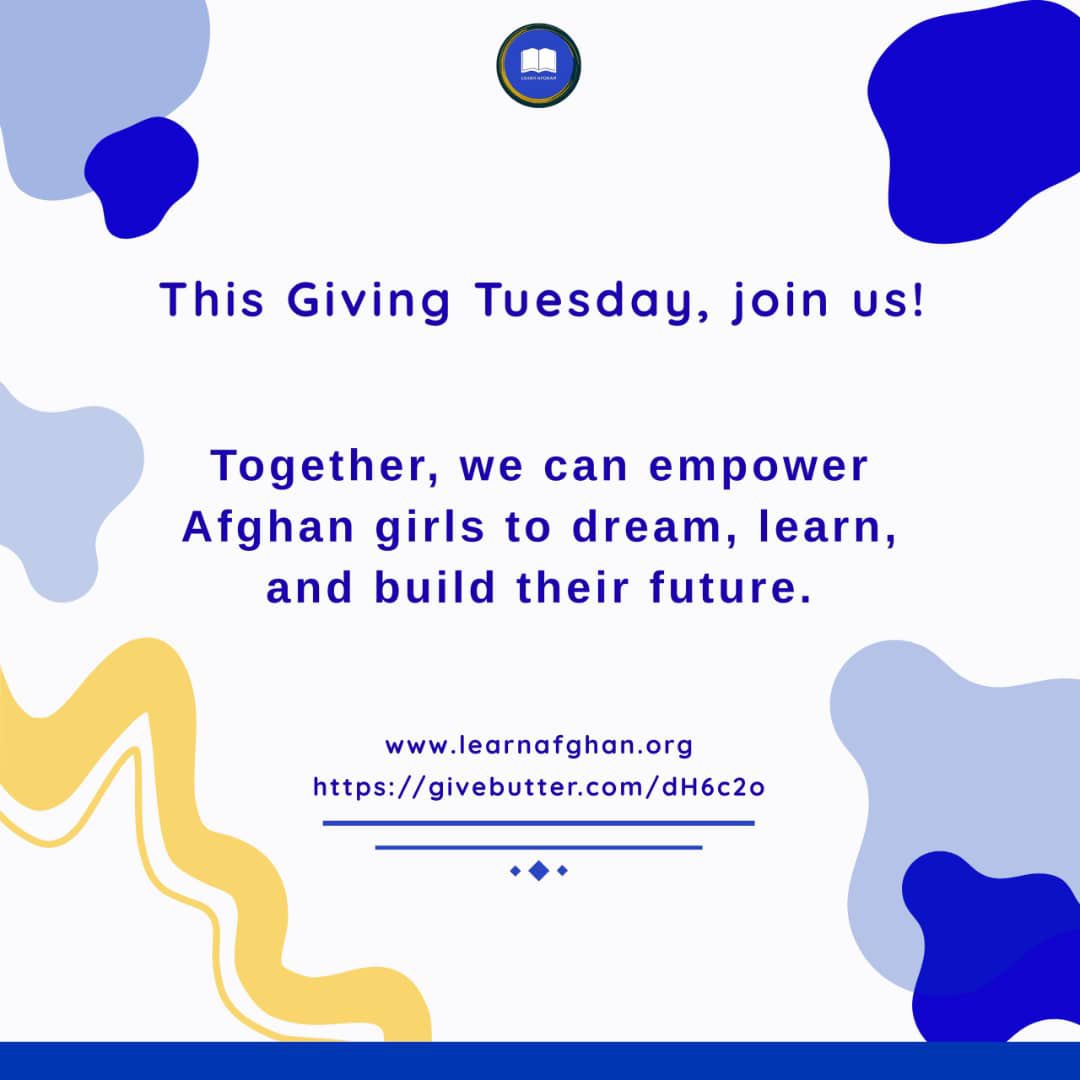 LEARNAfg's tweet image. Learning knows no limits!

From the Hela App to Radio Azadi, STEM, and AI-powered lessons, LEARN Afghan brings education to every girl —anywhere, anytime. 

Support their dreams this Giving Tuesday: givebutter.com/dH6c2o

#GivingTuesday #LEARNAfghan #GirlsEducation