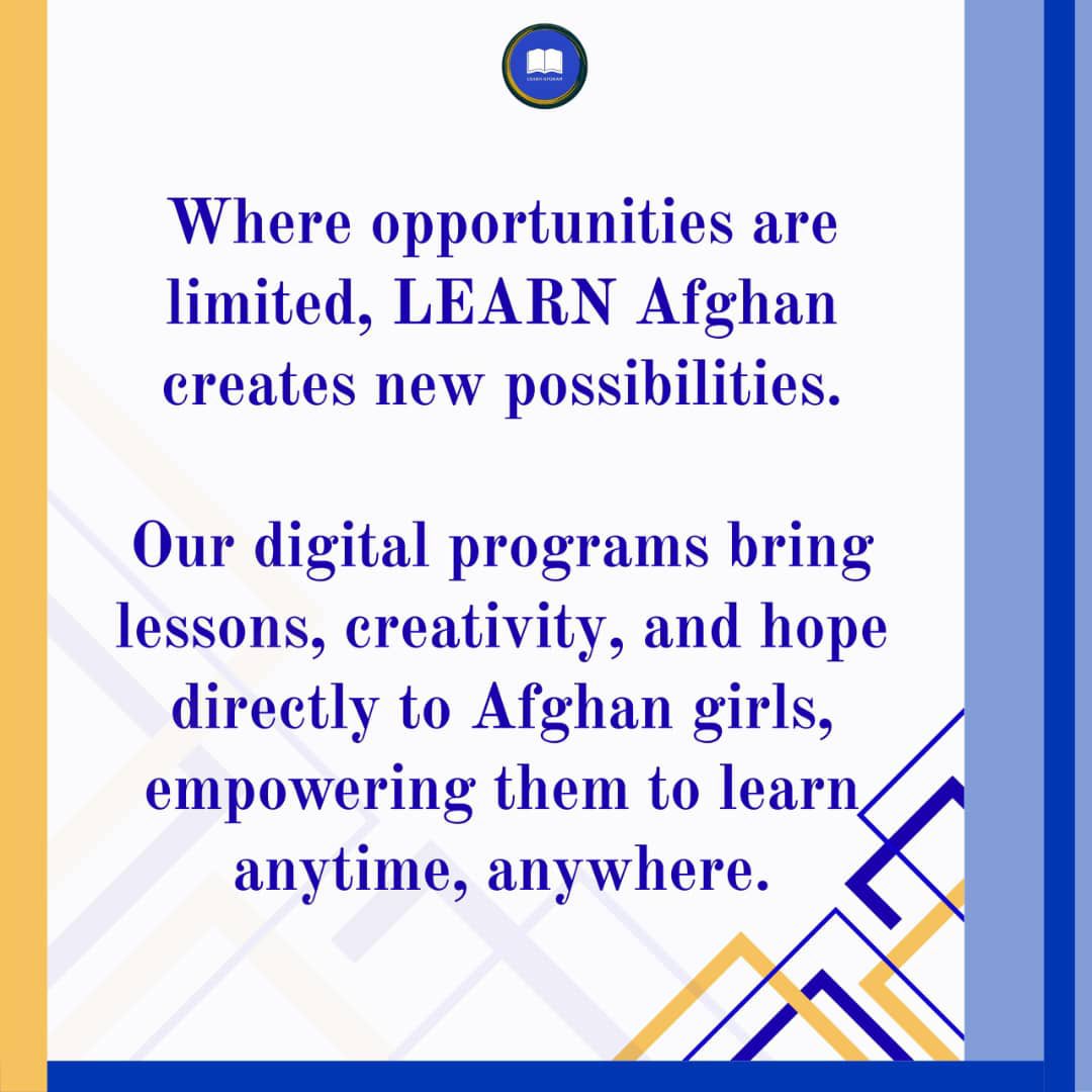 LEARNAfg's tweet image. Learning knows no limits!

From the Hela App to Radio Azadi, STEM, and AI-powered lessons, LEARN Afghan brings education to every girl —anywhere, anytime. 

Support their dreams this Giving Tuesday: givebutter.com/dH6c2o

#GivingTuesday #LEARNAfghan #GirlsEducation