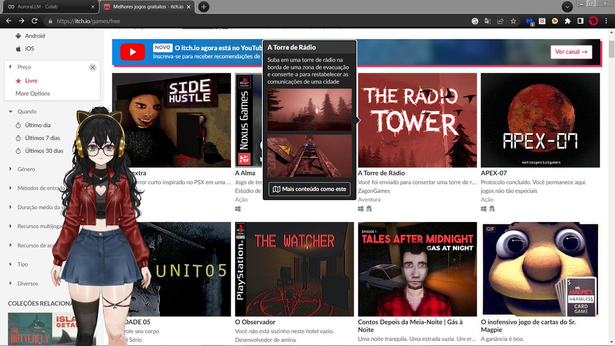 DokaComK's tweet image. Criei minha Vtuber IA, e agora a missão é montar o sistema que vai permitir que ela jogue de forma totalmente autônoma os jogos.

#Python #AI #colab #Vtuber #anime #jogos #game #GodotEngine